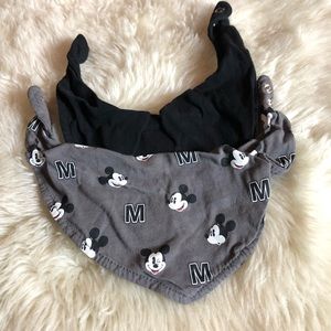 Bundle of 2 Mickey Mouse H&M Bandanna bibs